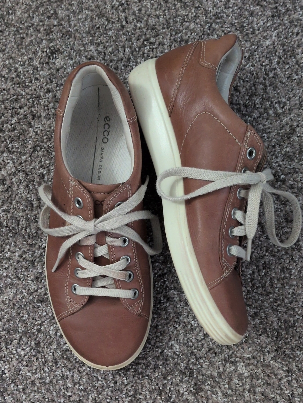 Ecco Soft 7 Women's Leather Lace-Up Sneakers